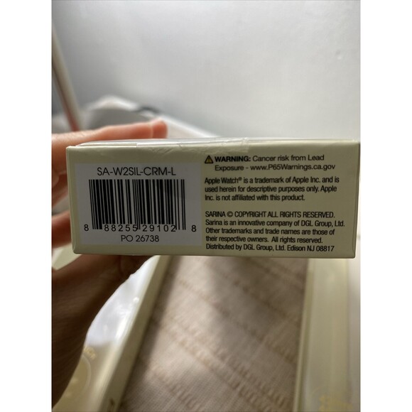 Sarina Watch Band Apple Series 1 -7 Ivory 42 44 45 mm - Picture 5 of 5